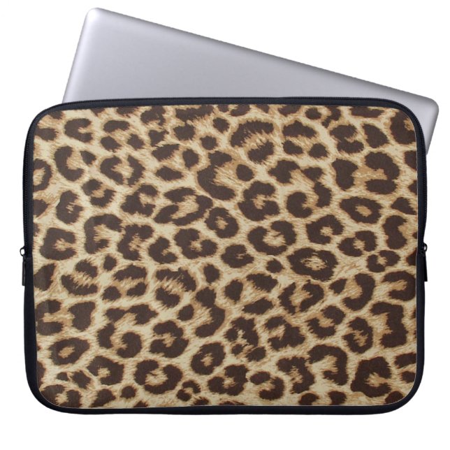 Leopard Mönster Laptop sleeve (Framsidan)