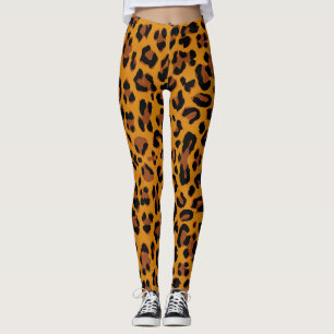 Leopard mönster leggings