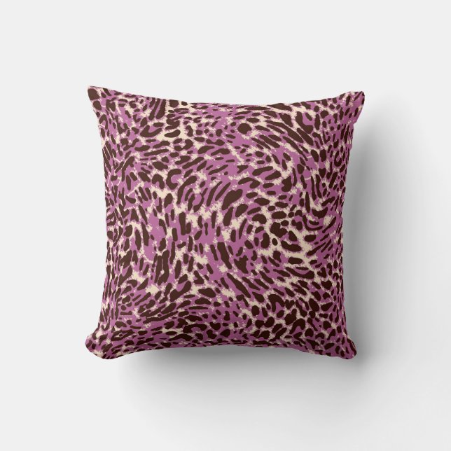 Leopard Mönster, Leopard Print, Animal print  Kudde (Framsida)