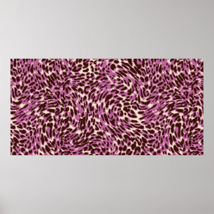 Leopard Mönster, Leopard Print, Animal print Poster