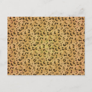 Leopard Mönster Vykort