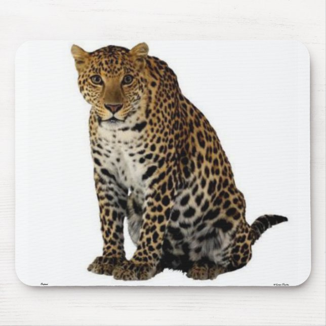 Leopard Mousepad Musmatta (Framsidan)