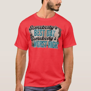 Leopard nånbodys bästa dag på nånbodys värst natt t shirt