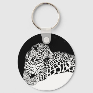 Leopard Nyckelring