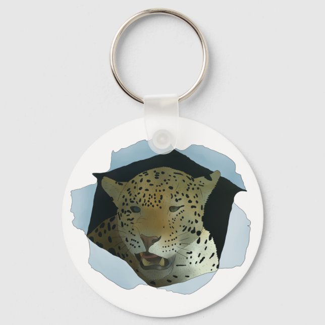 Leopard Nyckelring (Framsida)