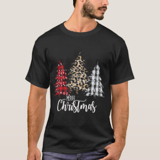 Leopard och Buffalo Play Vintage Land Christma T Shirt