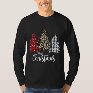 Leopard och Buffalo Play Vintage Land Christma T Shirt