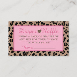Leopard- och Rosa Baby-kupékort Tilläggskort