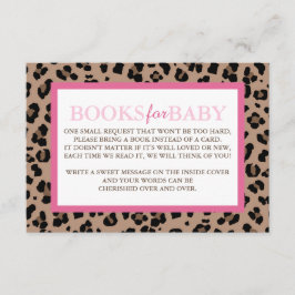 Leopard och Rosa Bokar för Baby Tilläggskort