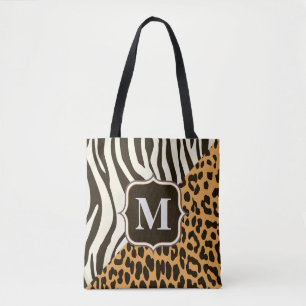Leopard och Zebra Tygkasse