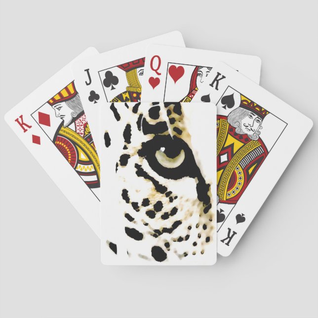 Leopard Öga Casinokort (Baksidan)