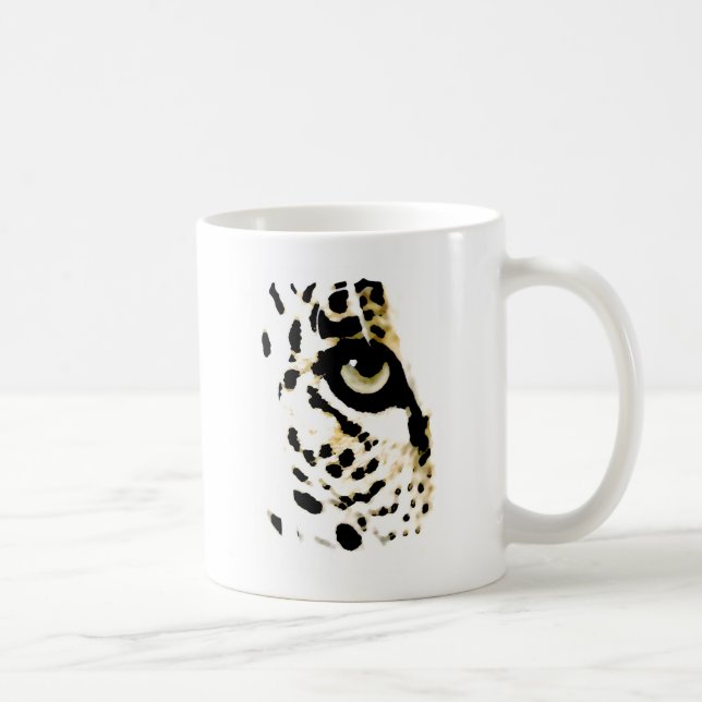Leopard Öga Kaffemugg (Höger)