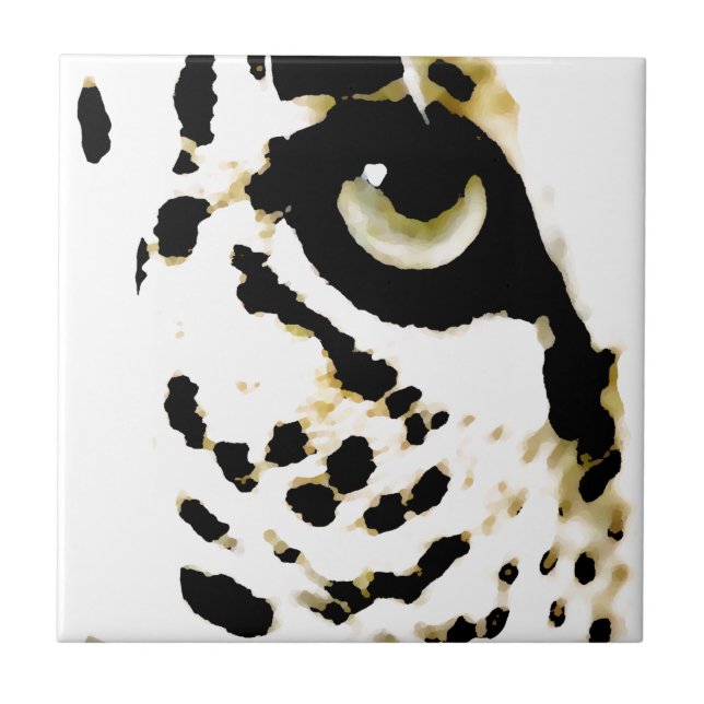 Leopard Öga Kakelplatta (Framsidan)