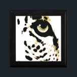 Leopard Öga Minnesask<br><div class="desc">Motiveringsmod/tillit-spridare - Gult Tones Tiger Head/Porträtt Digital Animal Öga Pop Art Image - Head Porträtt - Vild Leopards - Big Cats Digital Bilder</div>
