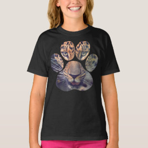 leopard öga tass djurkattskinka lejon tiger t shirt