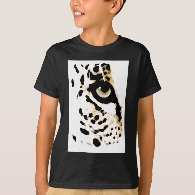 Leopard Öga Tee Shirt (Framsida)