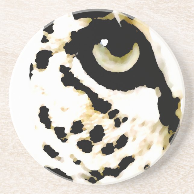 Leopard Öga Underlägg Sandsten (Framsidan)