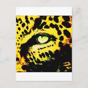 Leopard Öga Vykort