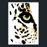 Leopard Ögon Poster - Pop Art Vilda djur<br><div class="desc">Poster utskrifter - Motivational Courty/Confidence Pop Art Leopard - Gult Tones Leopard Head/Porträtt Digital Animal Ögon Pop Art Image - Head Porträtt - Vild Leopards - Big Cats Digital Bilder</div>