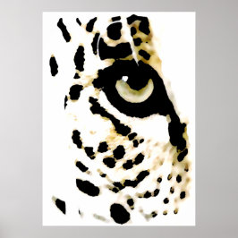 Leopard Ögon Poster - Pop Art Vilda djur