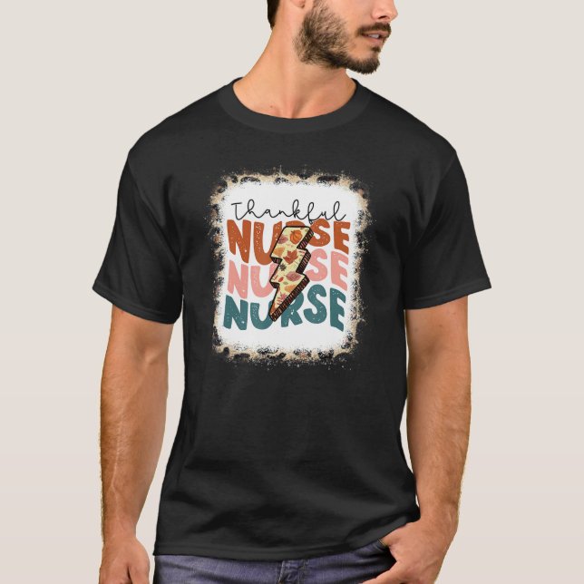 Leoparđ One Thankful Nurse Blessed Nurse Fall Than T Shirt (Framsida)