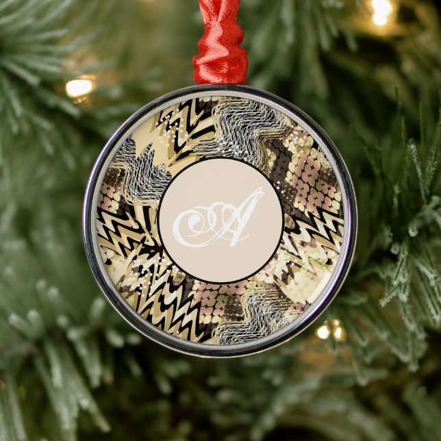 leopard, orm julgransprydnad metall (Träd)