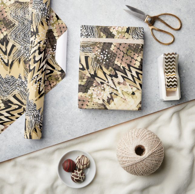 leopard, ormar presentpapper (Hantverk)