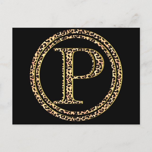 Leopard P Vykort (Framsida)