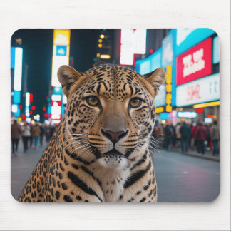 Leopard på Times Square Musmatta