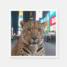 Leopard på Times Square