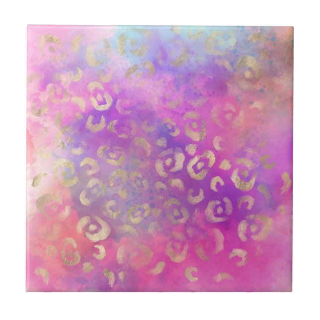 Leopard Paint Series Design 11  Kakelplatta (Framsidan)