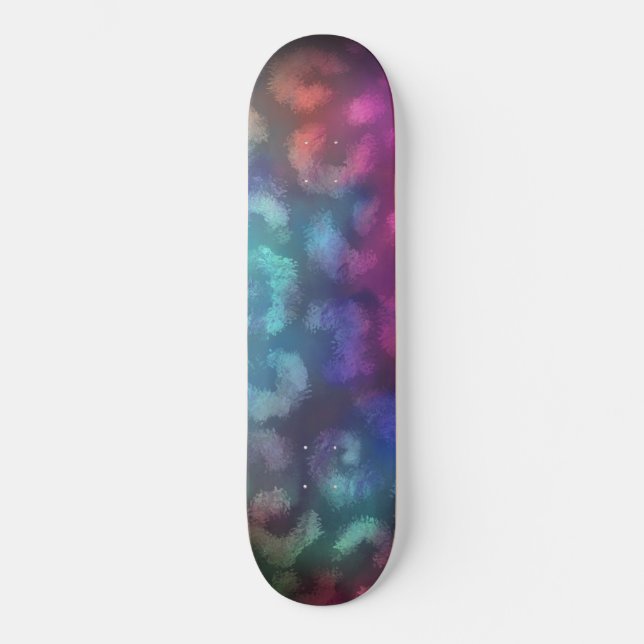Leopard Paint Series Design 6   Mini Skateboard Bräda 18,5 Cm (Framsida)
