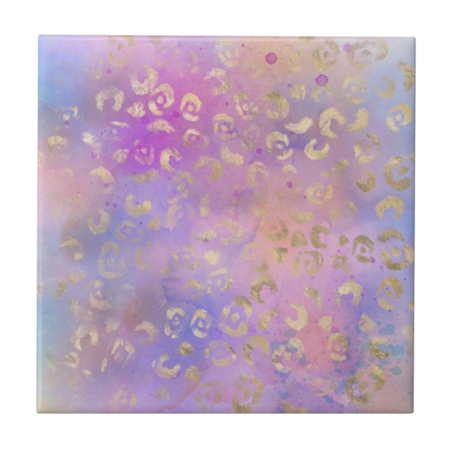 Leopard Paint Series Design 8   Kakelplatta (Framsidan)