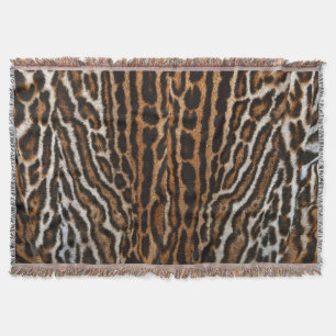 Leopard Päls Background Vintage Struktur Filt