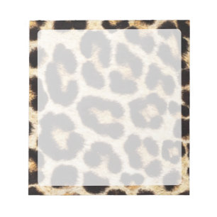 Leopard Päls look Anteckningsblock