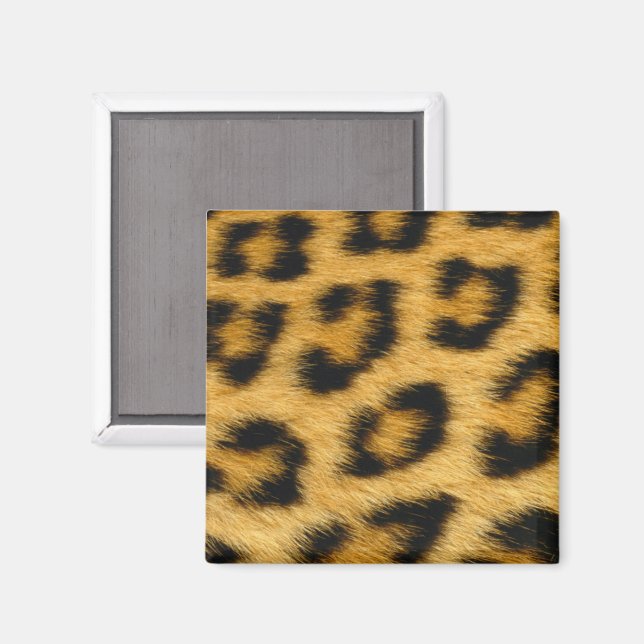 Leopard Päls Magnet (Front/Back)