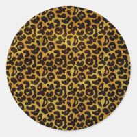 Leopard Päls Print Animal Mönster