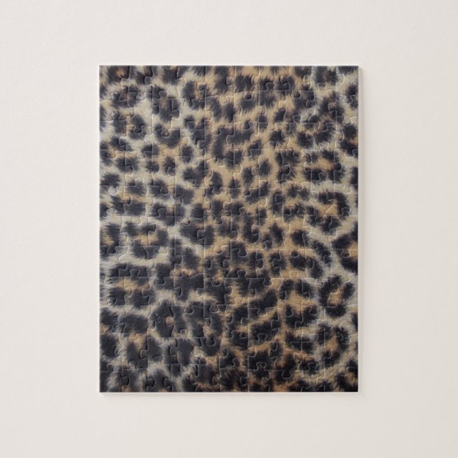 Leopard Päls Pussel (Vertikal)