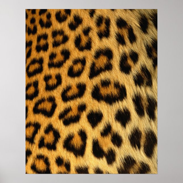 Leopard Päls Skriv ut Poster (Framsidan)