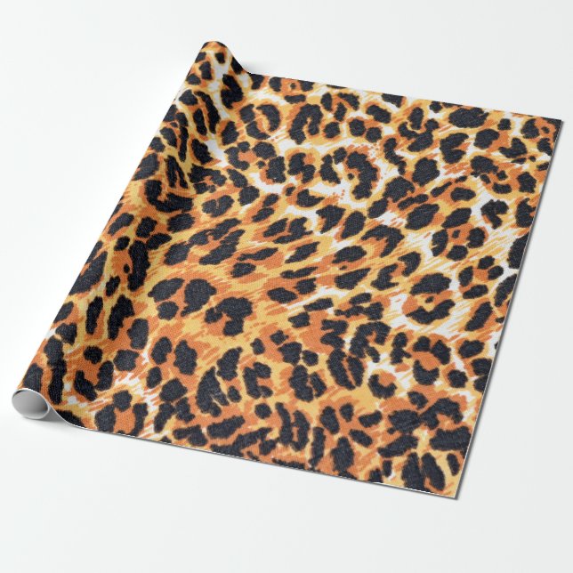 leopard päls som bakgrundsleopard,mönster,avtryck, presentpapper (Utrullad)
