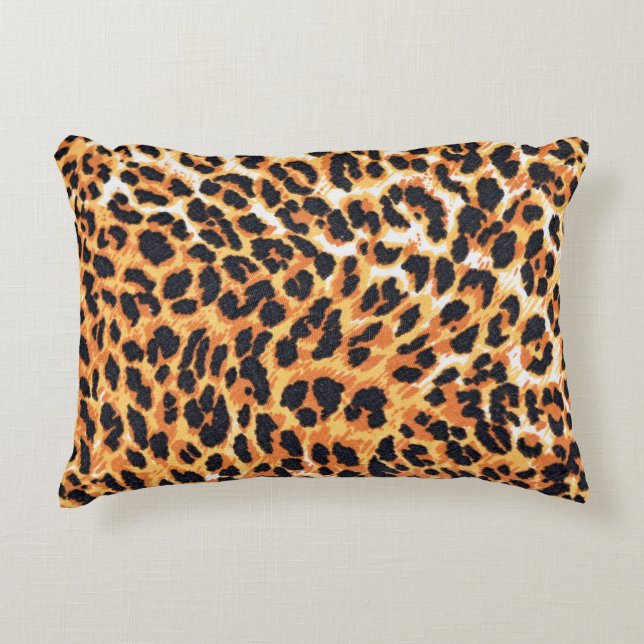 leopard päls som bakgrundsleopard,mönster,avtryck, prydnadskudde (Framsidan)