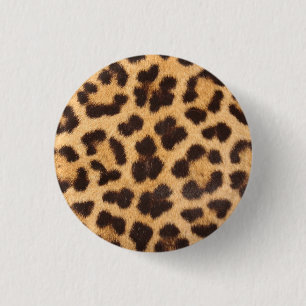 Leopard-Päls-spatter Mönster Knapp
