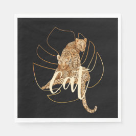 Leopard papper pappersservett