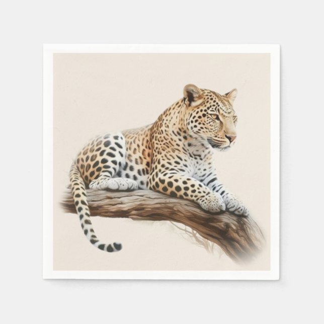 Leopard Pappersservett (Framsidan)