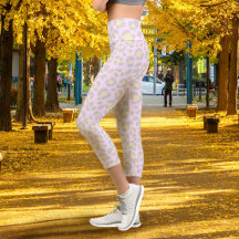 Leopard Pastell Rosa Grå Gul