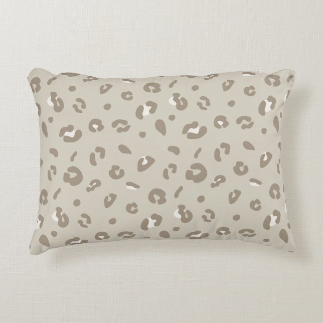 Leopard Pattern Prydnadskudde (Framsidan)