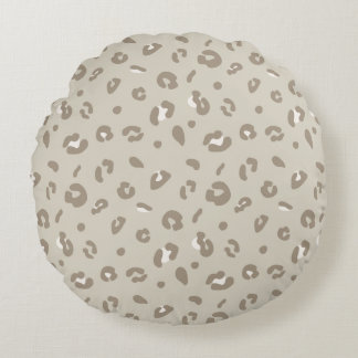 Leopard Pattern Rund Kudde