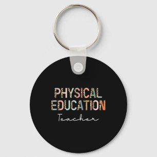 Leopard Pe Teacher Back to school Physical Educati Nyckelring