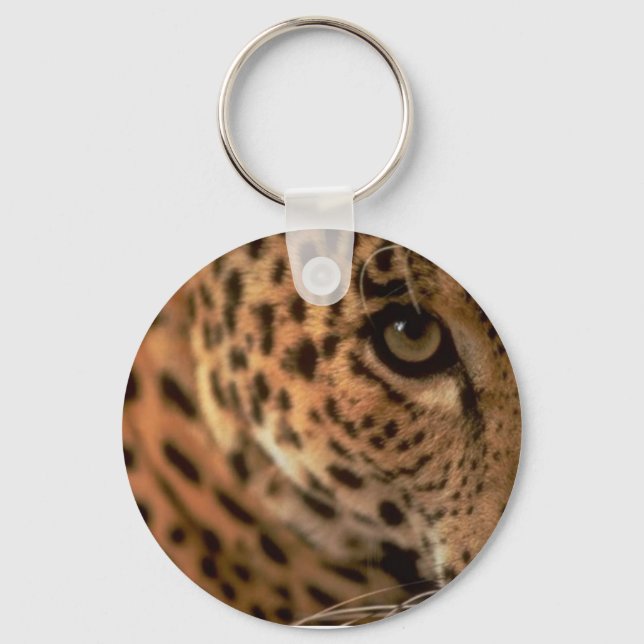 Leopard Peekaboo Nyckelring (Framsida)
