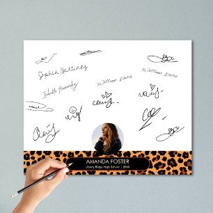 Leopard Photo Studentfest Signing Guest Fototryck